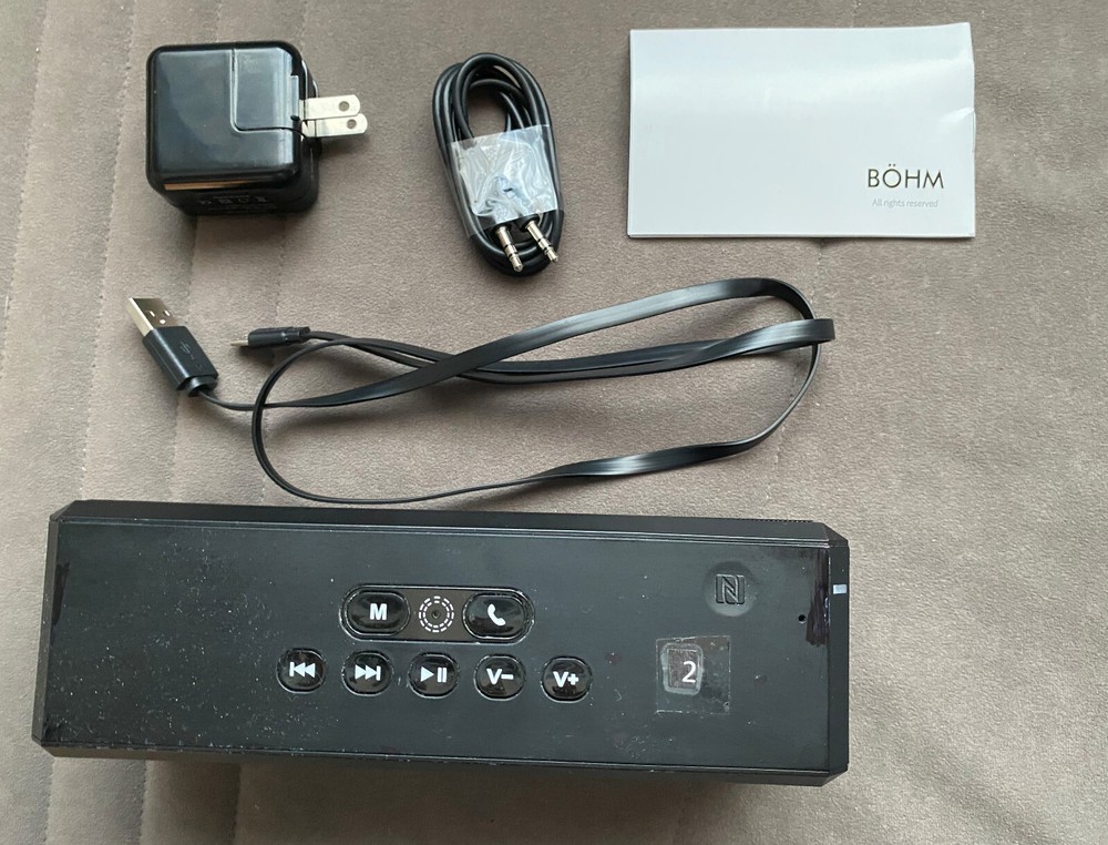 Two BOHM Wireless Speakers with DuoLink Technology