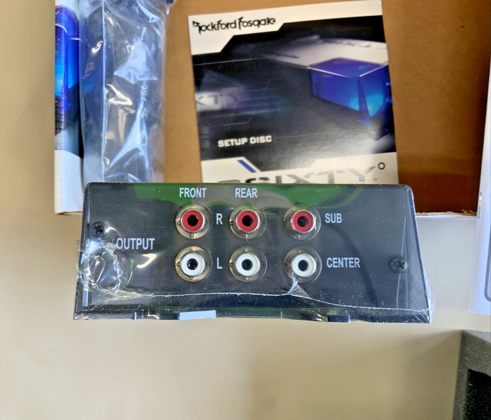 Rare Old School Rockford Fosgate 3SIXTY.2 Interactive Signal Processor, NOS
