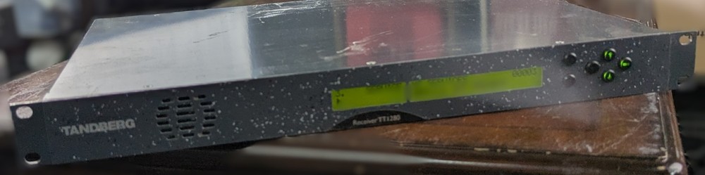 Tandberg TT1280 Broadcast IRD Receiver Decoder – Powers On – FREE SHIPPING