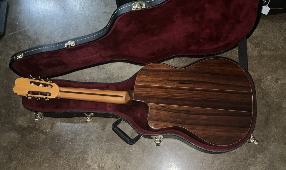 Hans Schmidt CR-1 cutaway nylon string classical acoustic guitar all solid wood