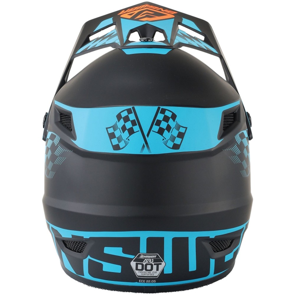 Answer AR1 Sweep Helmet - Black/Astana/Hyper Orange - Medium 442910