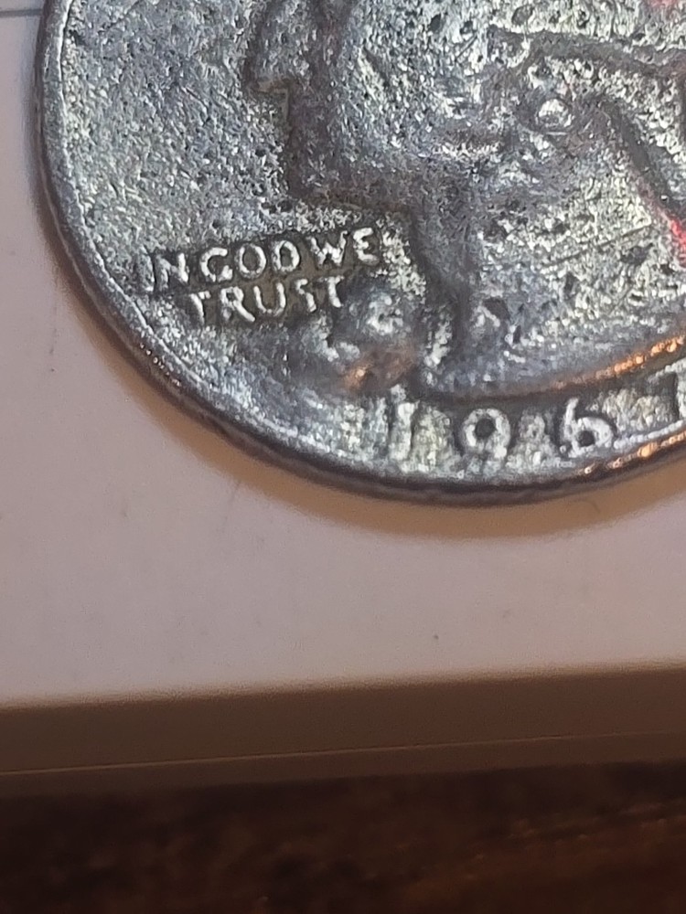 1967 Washington Quarter ERROR