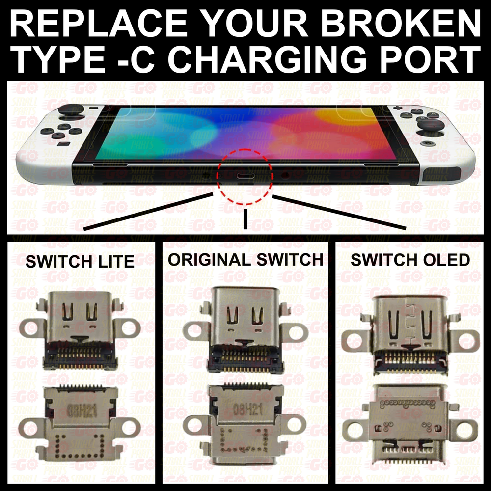 OEM Type-C USB Port for Nintendo Switch/NS/Lite/OLED Charging Dock Socket