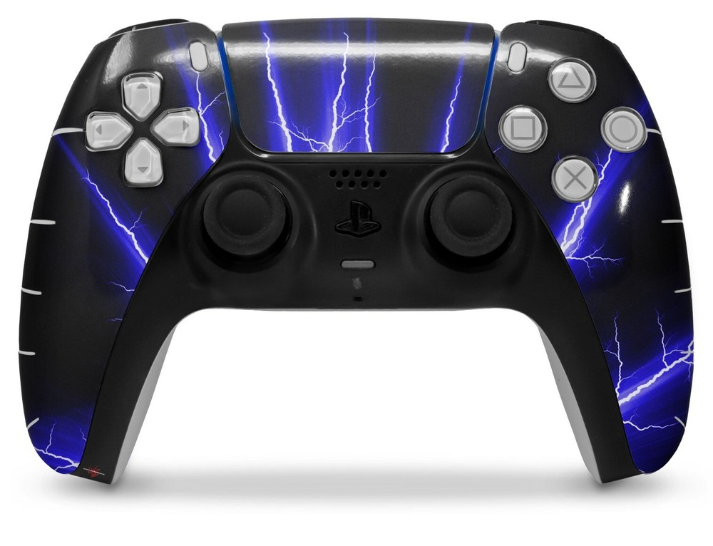 Skin Sony PS5 Controller Lightning Blue