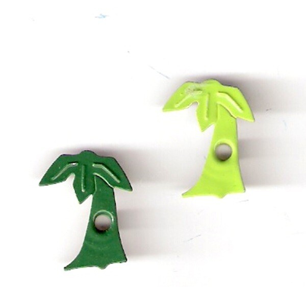 PALM TREE   EYELETS  SCRAPBOOKING  *EYELET OUTLET 10 PCS