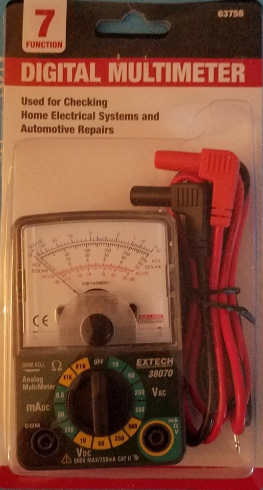 New Extech Standard Test Leads (Free Meter) - read description