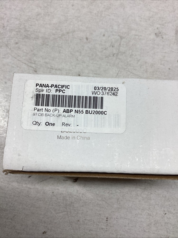 Alliance ABP/N55-BU2000C External Reverse Motion Warning Alarm