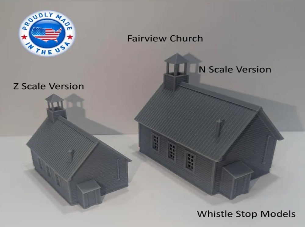 Z-Scale Fairview Church