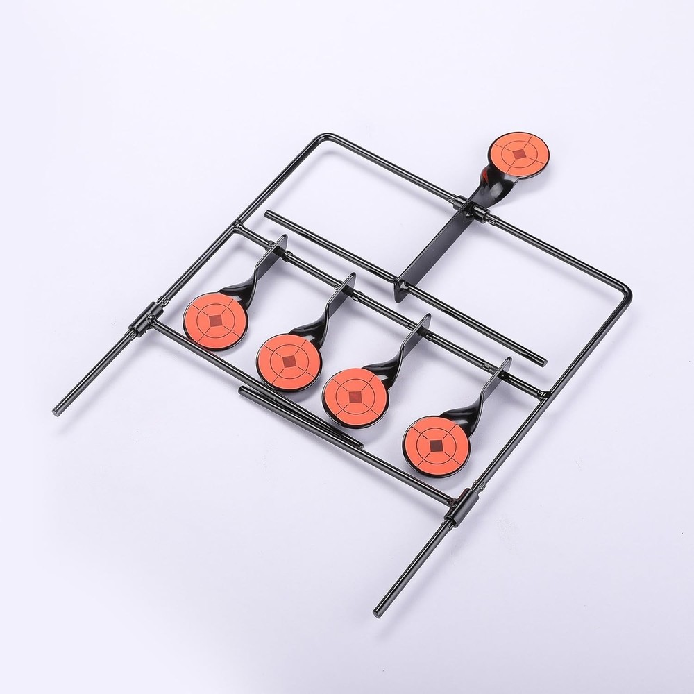 Compact Automatic Resetting Target with Shooting Spots for Air Gun Training