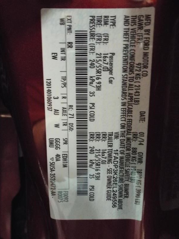 Info-GPS-TV Screen Front Display With Sync 4.2" Screen Fits 14 FOCUS 237092