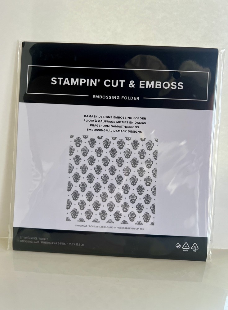 Stampin' UP! *NEW* Damask Designs Embossing Folder