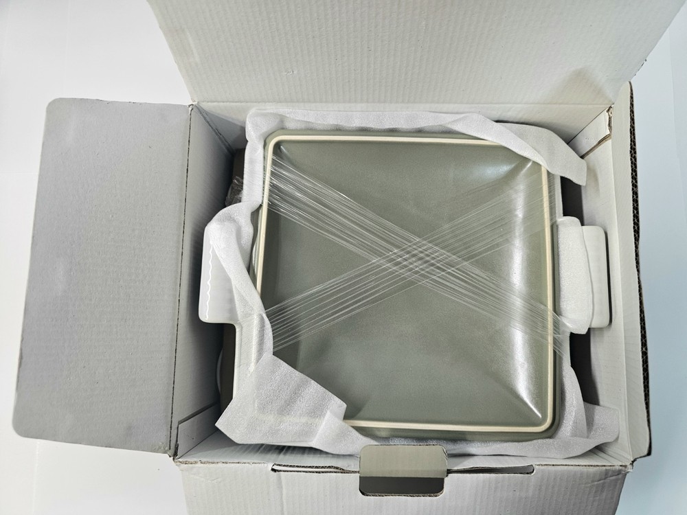 8 Pc Stoneware Ramekin Set 41 & Main Green New Box!