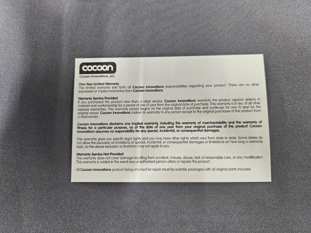 Cocoon 16" Laptop Case includes Accessory Organizer - Black - NEW