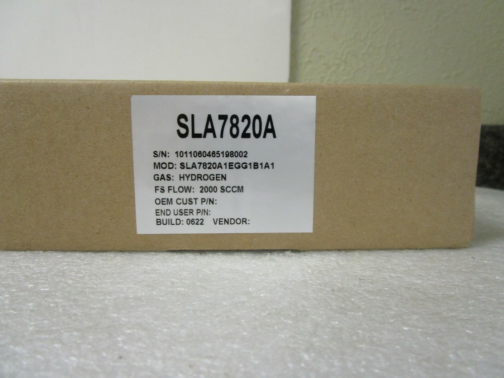 Brooks Instruments Smart Mass Controller Hydrogen SLA7820A1EGG1B1A1 SLA7820A