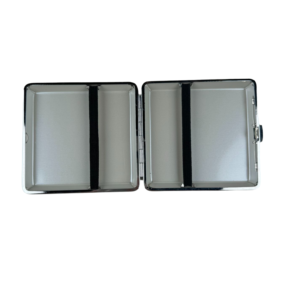 4 Pack King Size Waves Leather Printed Cigarette Case Double Sided