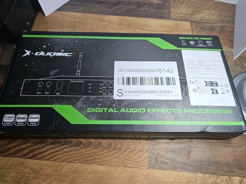 LX9 Professional KTV Digital Pre-stage Effector Anti-howling Audio Processor USB