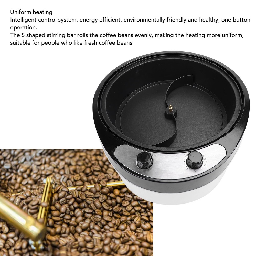 Coffee Roaster Machine Large Capacity 0‑240℃ Adjustment Efficient Roasting IKAE