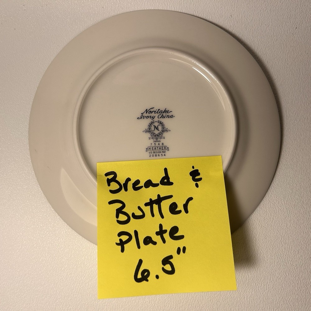 Noritake Ivory China "Heather" Pattern #7548 Dinnerware & Servingware YOU CHOOSE