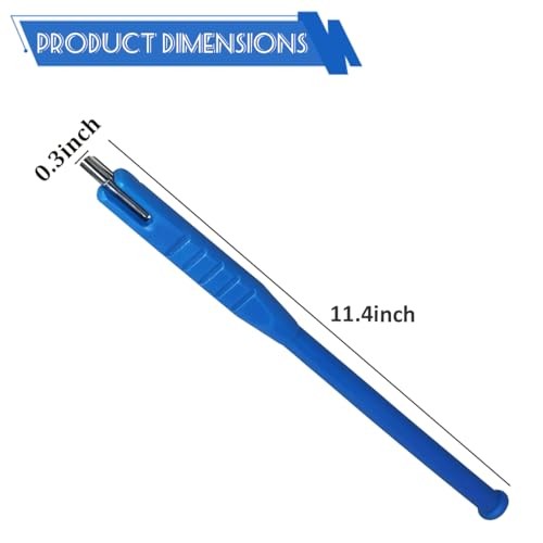 Car Tire Stem Valve Puller, No Scratch Vehicle Valve Core Insertion Blue