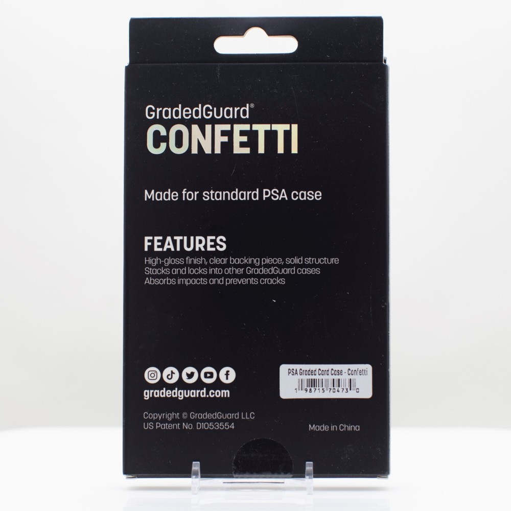 GradedGuard PSA Graded Card Case Protector ORIGINAL CONFETTI Limited Edition