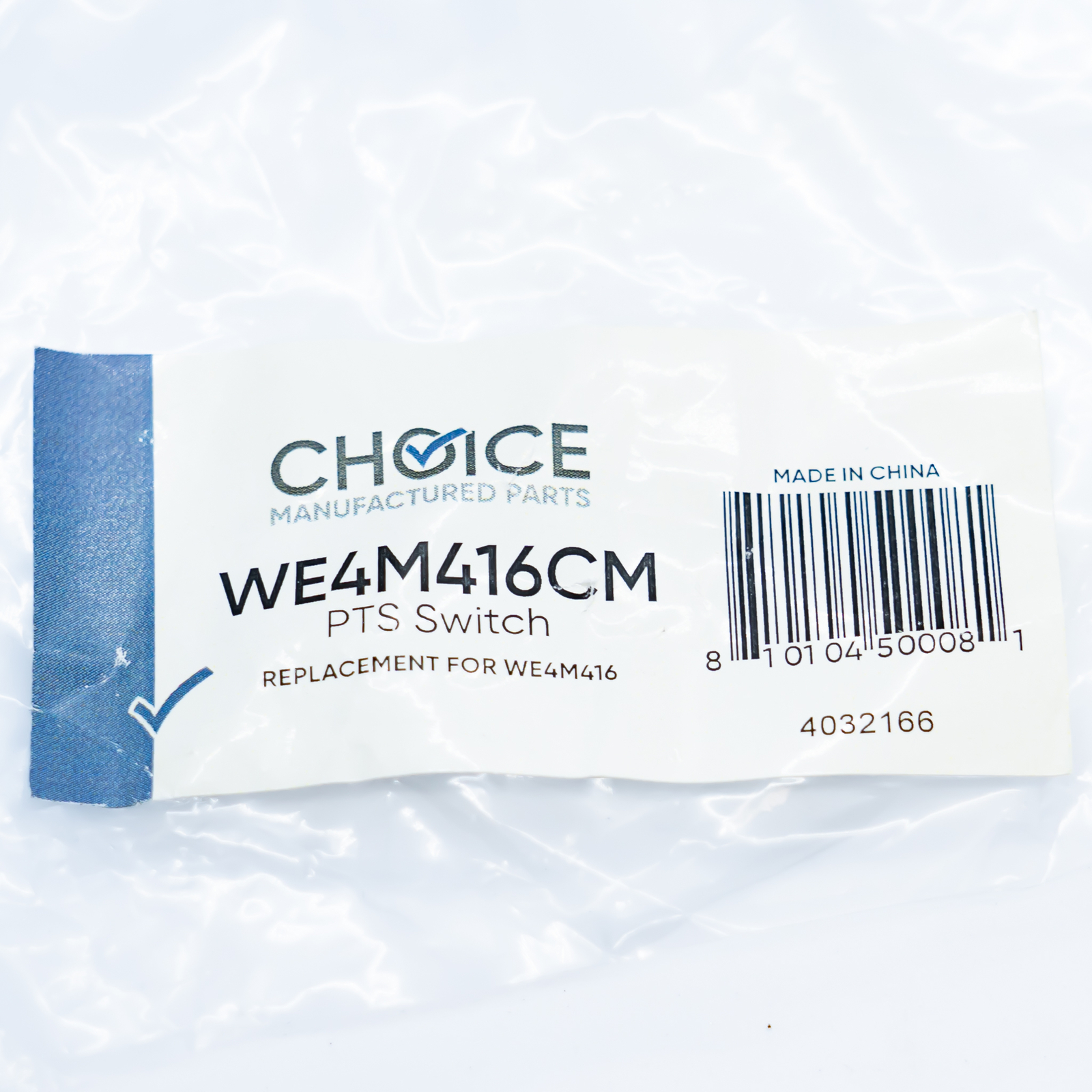 Choice Parts WE4M416 for GE Dryer Push-to-Start On Switch