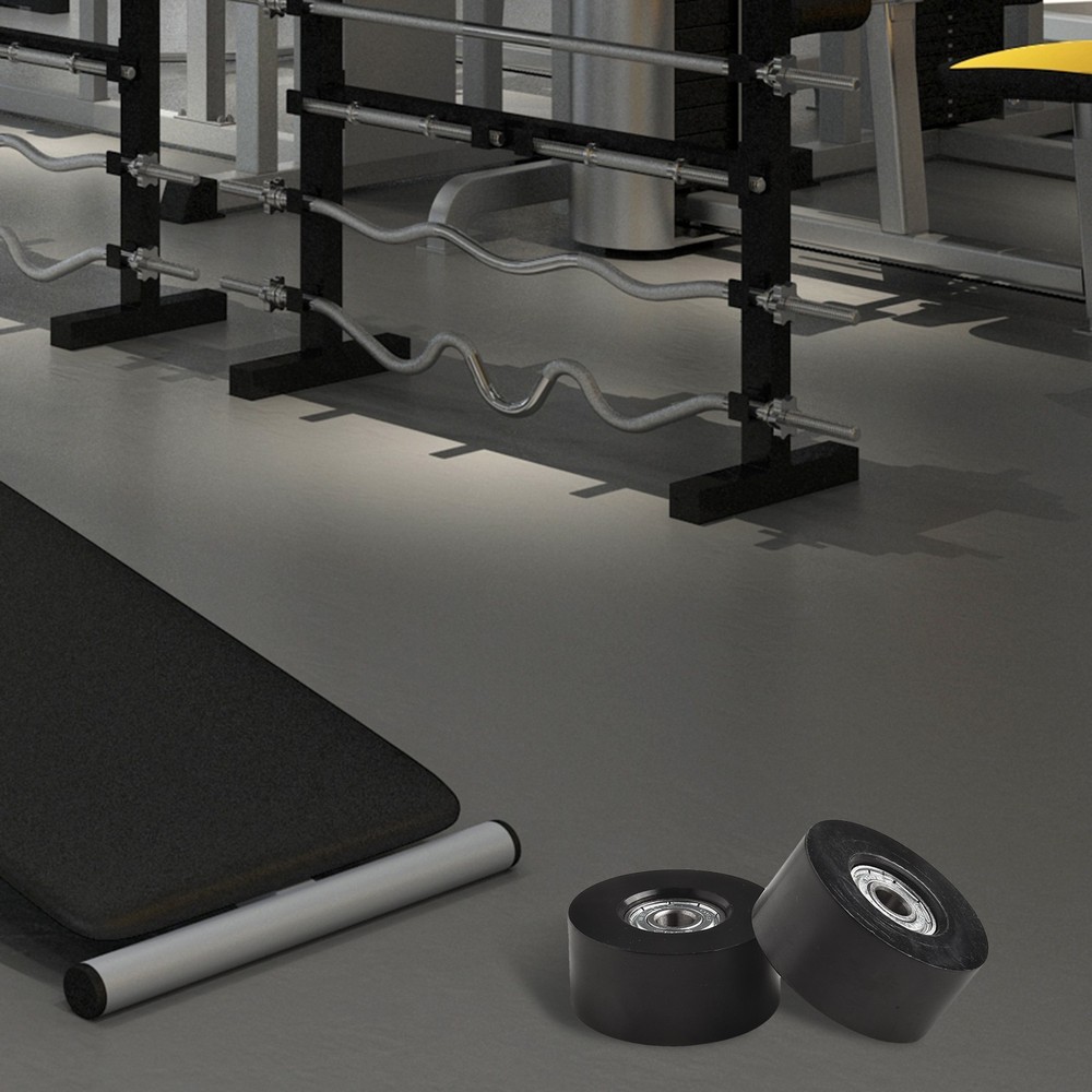 Smooth Rolling Replacement Wheels for Rowing Machine Seats Package of Four