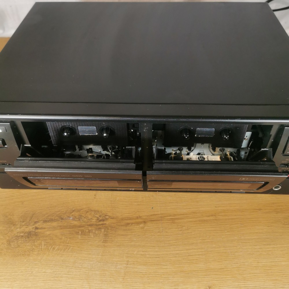 Goodmans Stereo Double Cassette Deck GSW 360 Working Condition