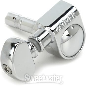 Grover 406C Mini Locking Rotomatic Tuners - 3+3 - Chrome