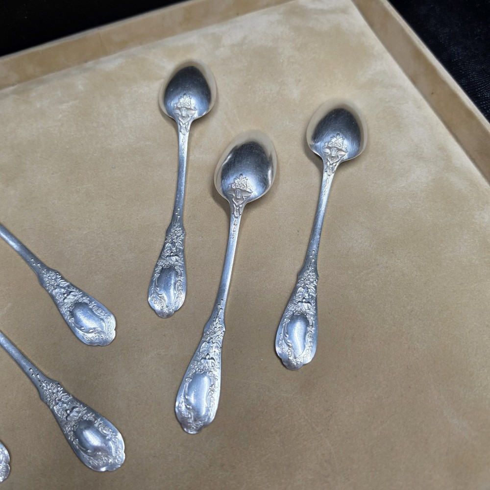 Small Henri Soufflot Spoons in Solid Silver