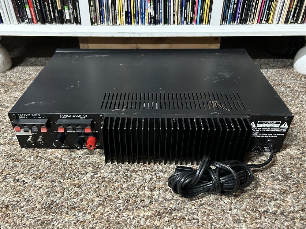 Vintage NHT Monaural Amplifier for Powered Subwoofer System Model MA-1 TESTED ✅