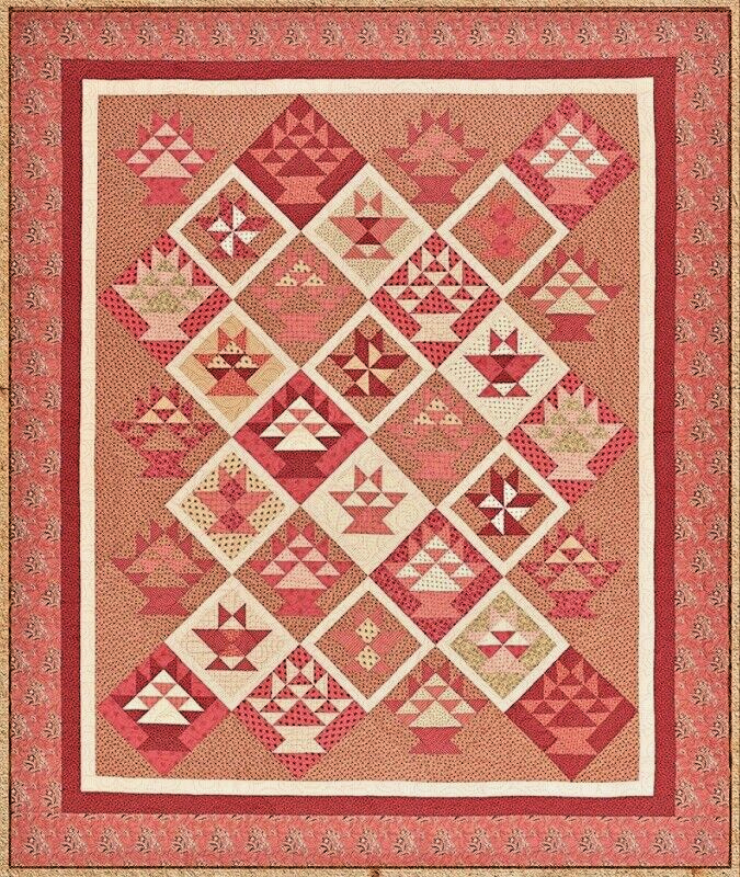 New Pieced Quilt Pattern LOVE & HOPE 79" x 89"