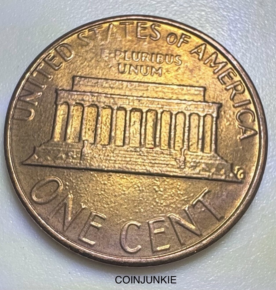 1982 Large Date Lincoln Cent-STRIKE THROUGH ON REVERSE-ERROR! 🔥 MS CONDITION