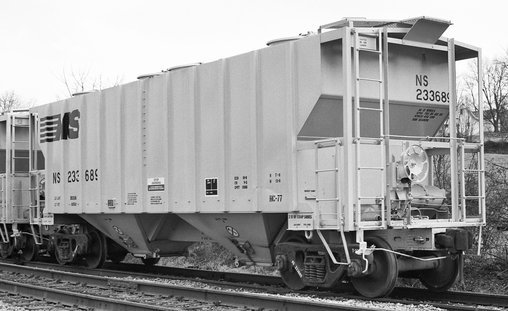 N159 - Norfolk Southern Covered Hopper Decals Class HC77 - ShellScale Decals