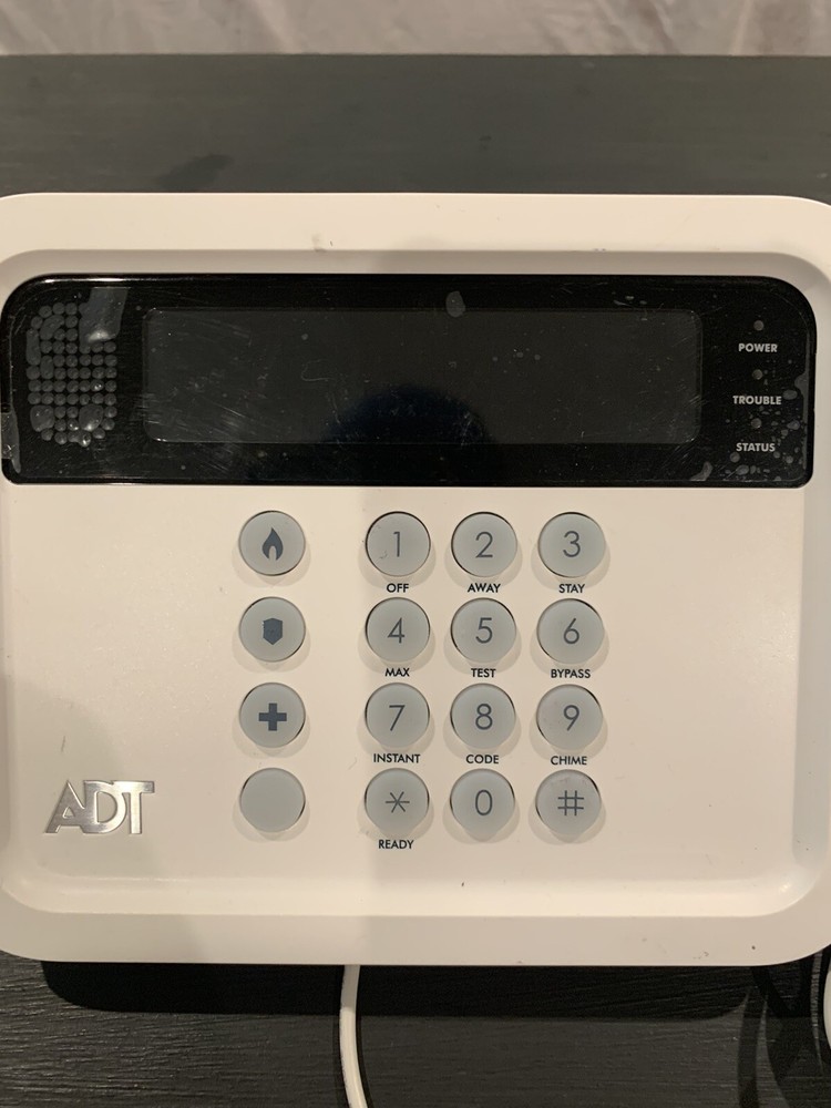 ADT Security Alarm System TS Keypad Base Unit Pulse