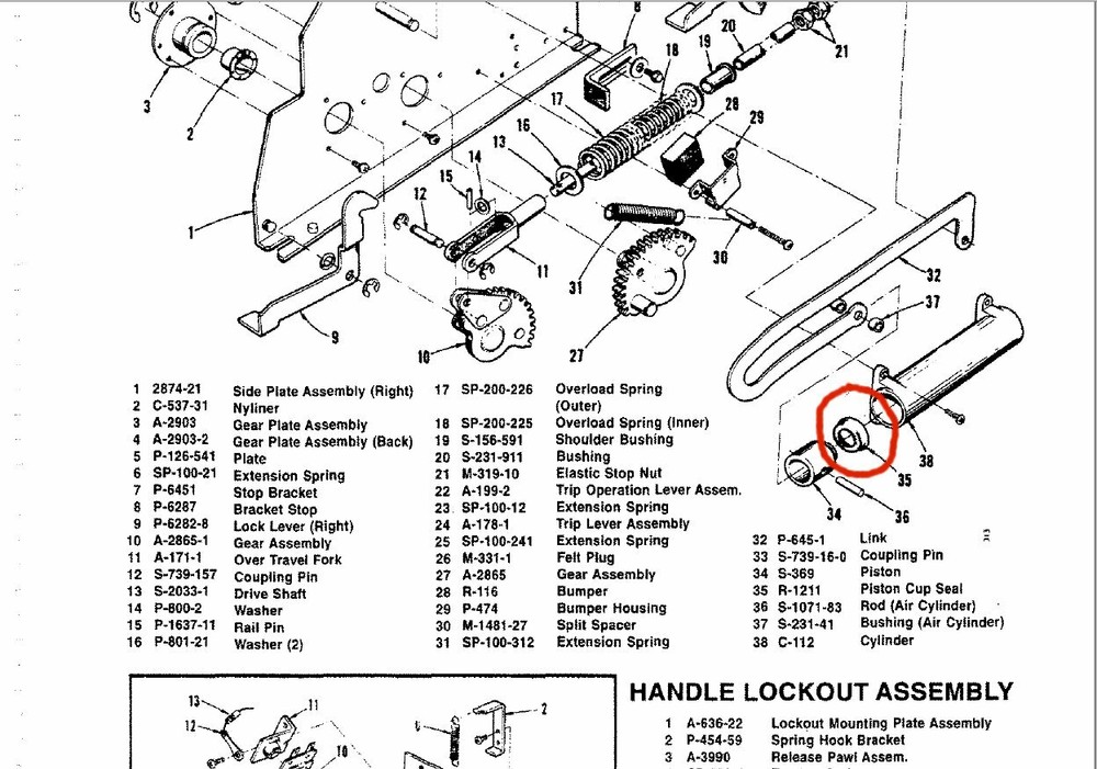 ballys E/M slot machine piston cup seal