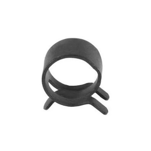 100 3/8" Spring Action Hose Clamps Black