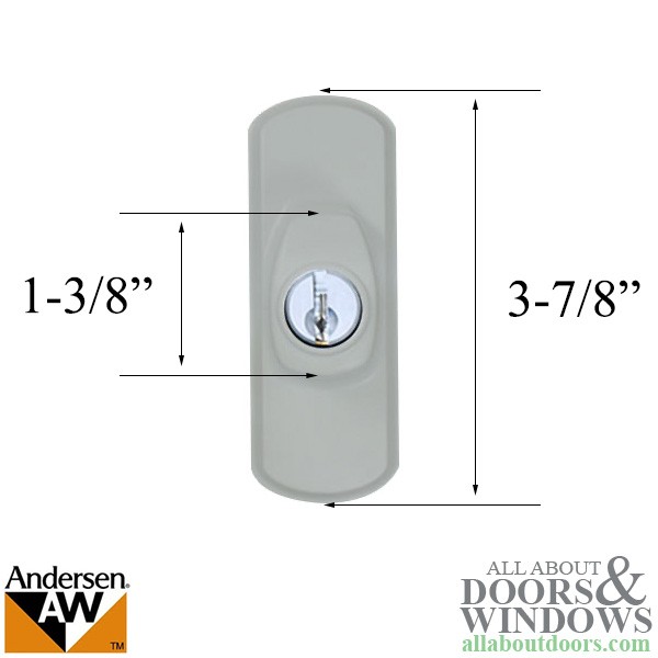 Andersen Albany Exterior Left Stone Lock Assembly 9018899