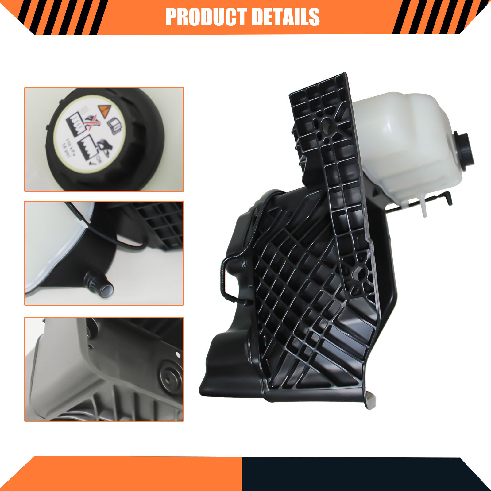 Coolant Reservoir Front Fit 08-10 Ford F250 Truck F350 F450 F550 603-639