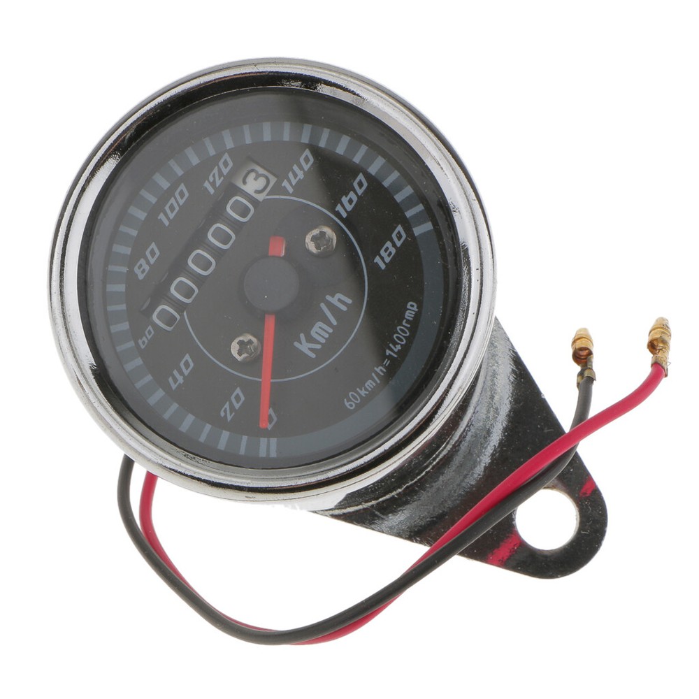 Universal Motorcycle Dual Gauge For