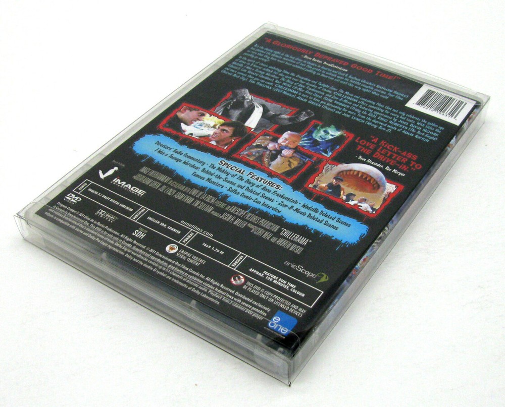 100x DVD STANDARD CASE (SIZE DV 1)-CLEAR PLASTIC PROTECTIVE BOX PROTECTOR SLEEVE
