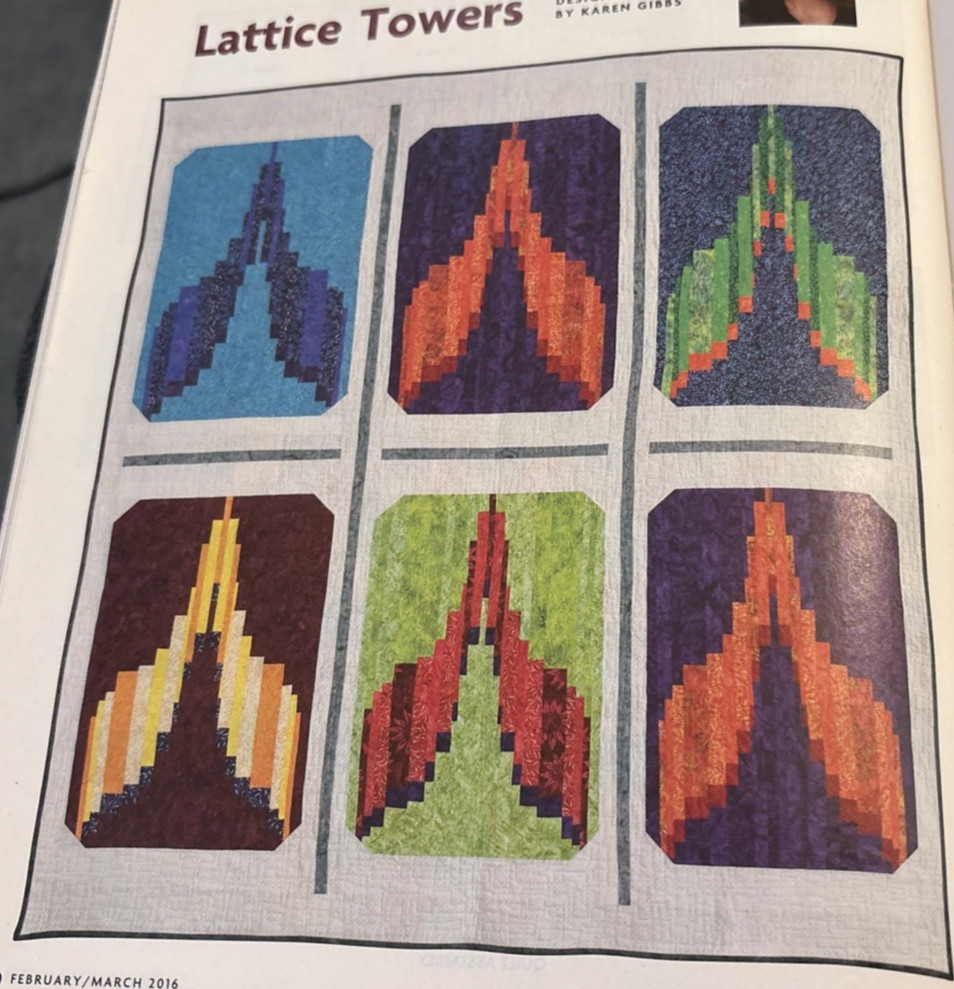 Rare Quilters Newsletter Patterns Febr/March2016