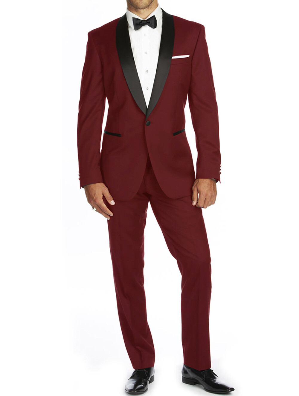 Braveman Men's Shawl Lapel Runway Tuxedo