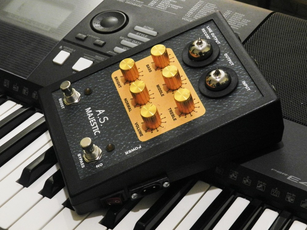 Tube guitar preamp based on JTM45