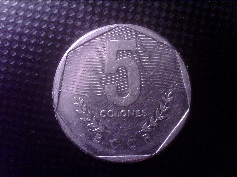 COSTA RICA 5 COLONES 1985