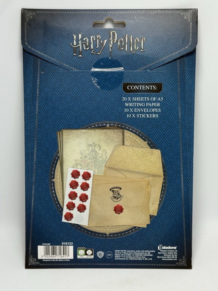 Harry Potter A5 Letter Writing Set - New
