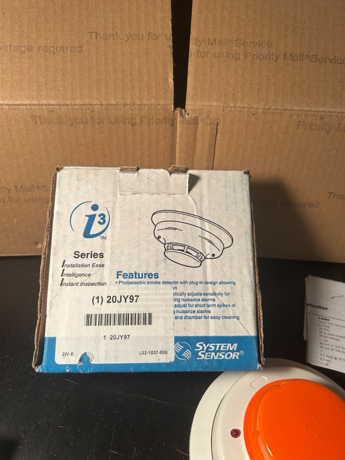 System Sensor 2W-B Smoke Detector 2-Wire White - Never used w/ Box