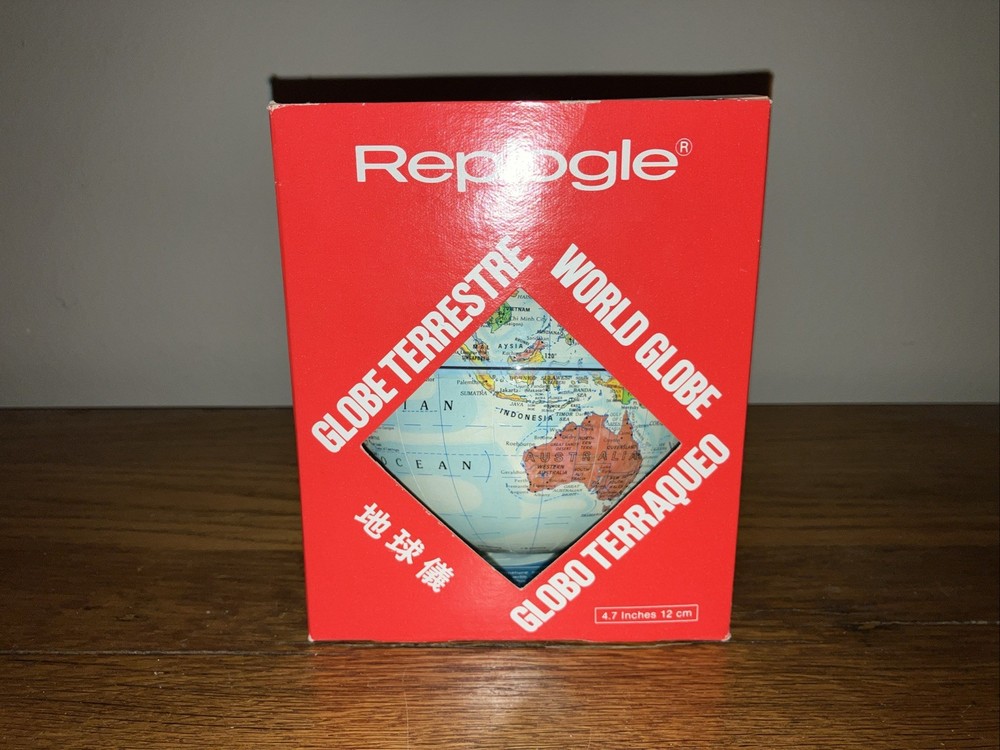 Vintage 1991 Replogle World Globe 5”