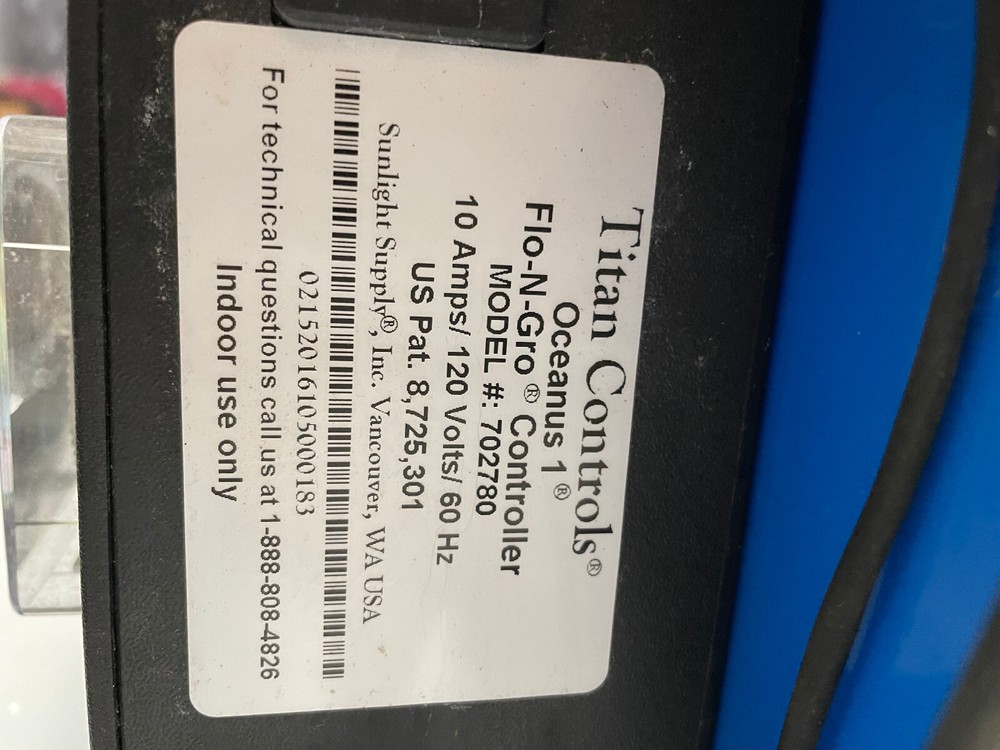 Flo-n-Gro Titan Controls Oceanus 1 Controller