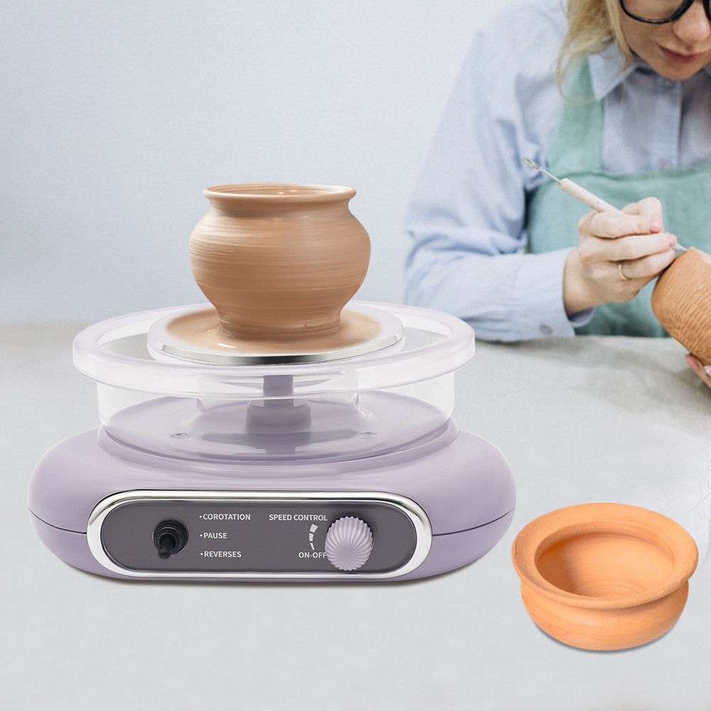 Electric Adjustable Speed Pottery Machine Mini Clay Making Pottery Machine NEW