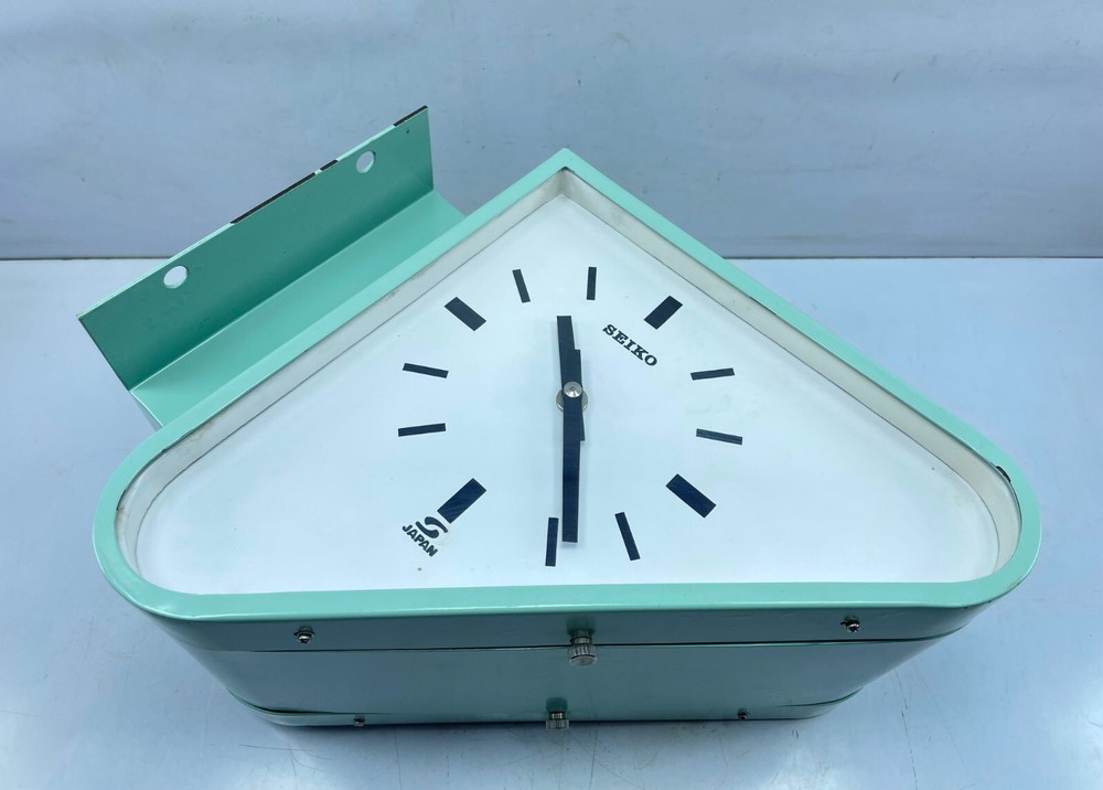 MC-018 Seikosha MC-271 Both Side Dialer Slave Clock Vintage Triangular Secondary